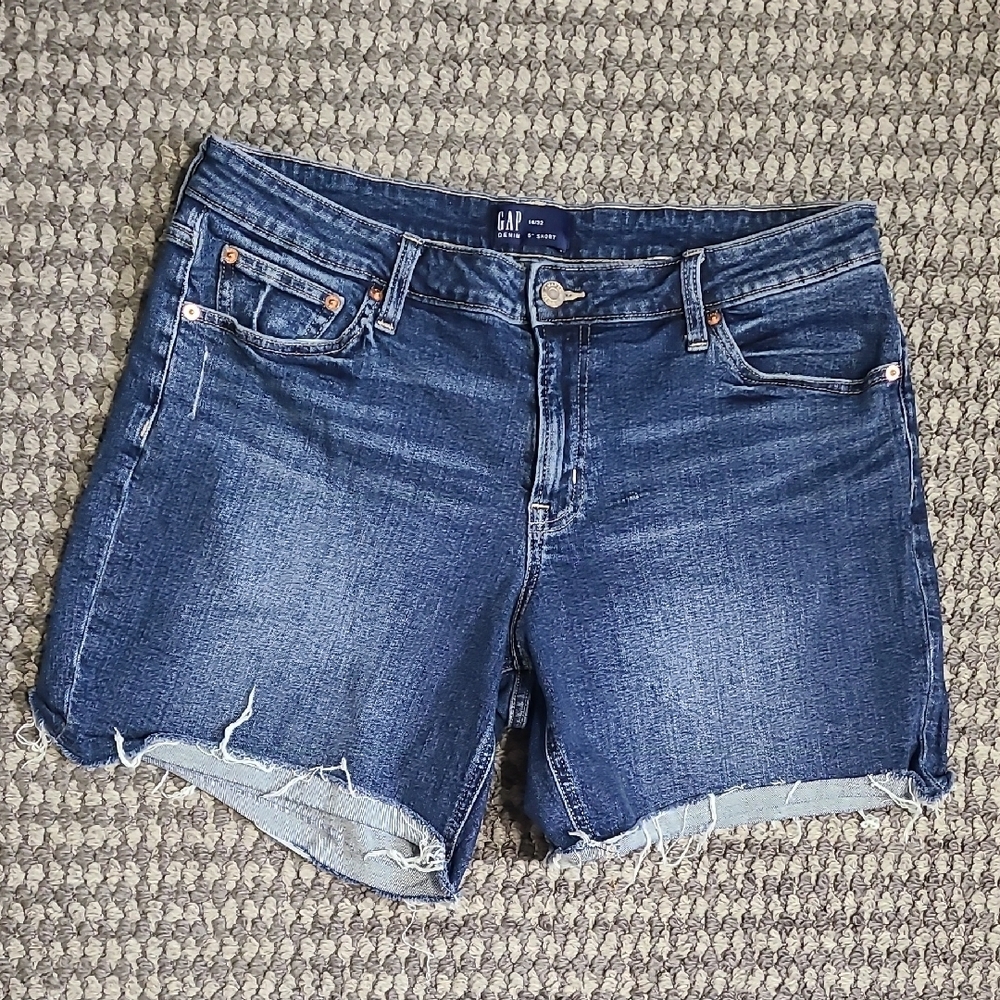 GAP Women's Blue Denim‎ Shorts